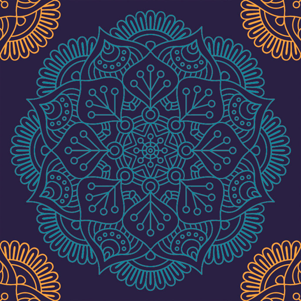 Mandala Tapestry Bohemian Tapestry for Bedroom Boho Indie Hippie Tapestries Aesthetic Vintage Wall Tapestry for Women Men Teenage Girl, Dark Blue Tapestry