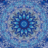 Mandala Tapestry – Bohemian Blue Wall Hanging for Bedroom, Aesthetic Vintage Tapestry for Women, Men, and Teenage Girls