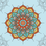 Mandala Tapestry Bohemian Tapestry for Bedroom Boho Indie Hippie Tapestries Aesthetic Vintage Wall Tapestry for Women Men Teenage Girl, Aqua Blue Tapestry