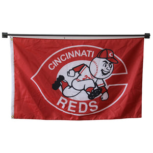 Cincinnati Reds flag Polyester Digital Printing 3x5ft Outdoor Banner with Brass Grommets