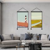 2 Pack NORTH CAROLINA And CONNECTICUT Modern Wall Art Tapestries Vertical,Aesthetic Tapestry Art Short Tapestries for Room (13.8 X 19.7 Inch)