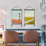2 Pack NORTH CAROLINA And CONNECTICUT Modern Wall Art Tapestries Vertical,Aesthetic Tapestry Art Short Tapestries for Room (13.8 X 19.7 Inch)