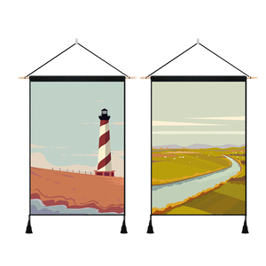 2 Pack NORTH CAROLINA And CONNECTICUT Modern Wall Art Tapestries Vertical,Aesthetic Tapestry Art Short Tapestries for Room (13.8 X 19.7 Inch)
