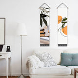2 Pack Modern Wall Art Tapestries Vertical,Aesthetic Tapestry Art Long Tapestries for Room (12.8 X 51.2 Inch)