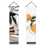 2 Pack Modern Wall Art Tapestries Vertical,Aesthetic Tapestry Art Long Tapestries for Room (12.8 X 51.2 Inch)