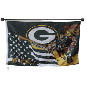 Go Pack Go flag Polyester Digital Printing 3x5ft Outdoor Banner with Brass Grommets