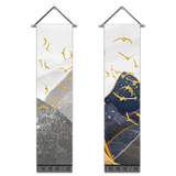 2 Pack Abstract Bird Modern Wall Art Tapestries Vertical,Aesthetic Tapestry Art Long Tapestries for Room (12.8 X 51.2 Inch)