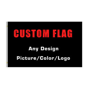 (110gsm) Custom Flag Polyester Digital Printing  Outdoor Banner with Brass Grommets