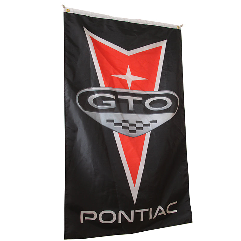 Pontiac GTO 100% Polyester Digital Printing 3x5ft Banner with Brass Grommets
