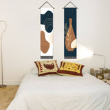 2 Pack Abstract Vase Modern Wall Art Tapestries Vertical,Aesthetic Tapestry Art Long Tapestries for Room (12.8 X 51.2 Inch)