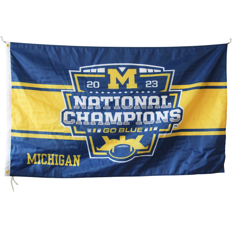 National Champions flag Polyester Digital Printing 3x5ft Outdoor Banner with Brass Grommets