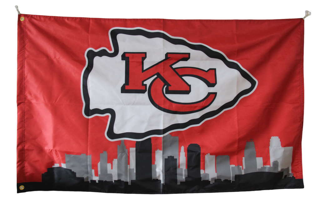 Customized Design 3x5 ft USA NFL Kansas City Chiefs  More Football Rugby All Teams Flag Polyester Flag with Brass Grommets