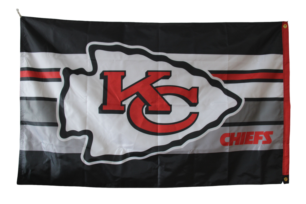 Customized Design 3x5 ft USA NFL Kansas City Chiefs  More Football Rugby All Teams Flag Polyester Flag with Brass Grommets