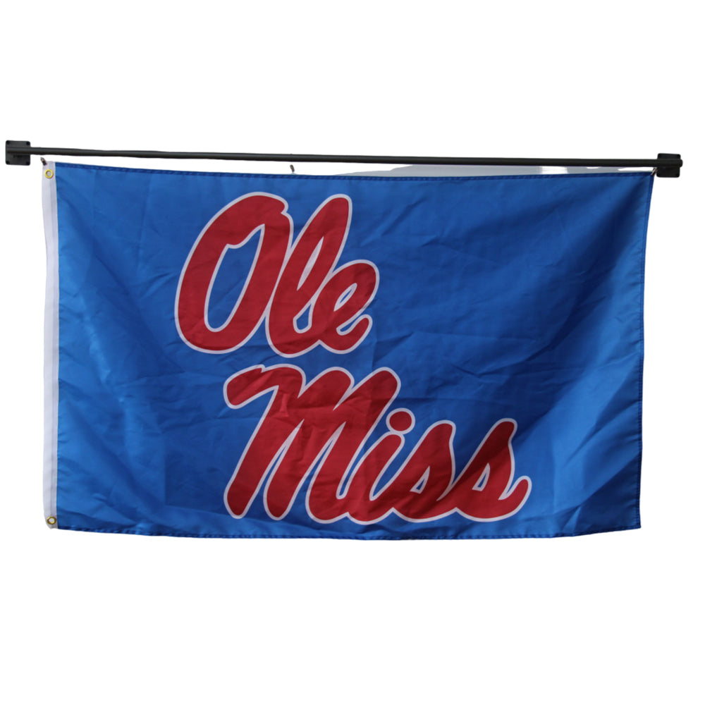 Ole Miss flag Polyester Digital Printing 3x5ft Outdoor Banner with Brass Grommets