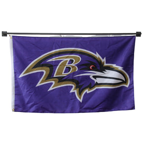 Baltimore Ravens flag Polyester Digital Printing 3x5ft Outdoor Banner with Brass Grommets