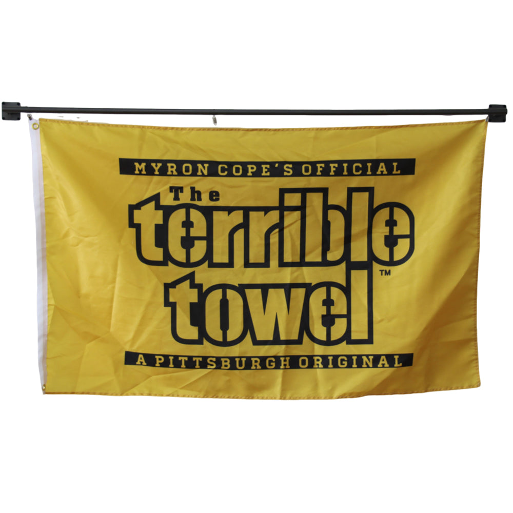 Terrible towel flag Polyester Digital Printing 3x5ft Outdoor Banner with Brass Grommets