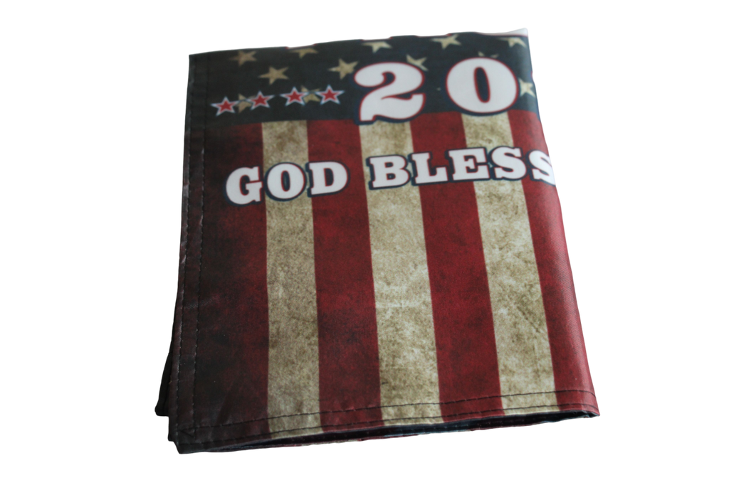 trump 2024 God Bless America flag Polyester Digital Printing 3x5ft Outdoor Banner with Brass Grommets