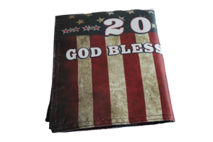 trump 2024 God Bless America flag Polyester Digital Printing 3x5ft Outdoor Banner with Brass Grommets