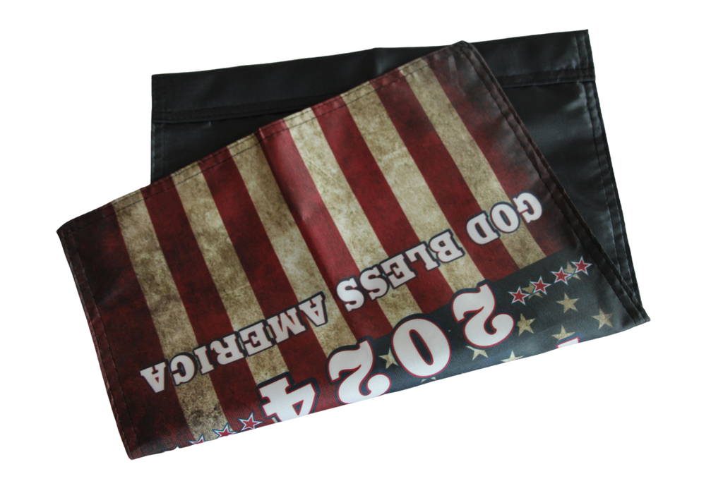 trump 2024 God Bless America flag Polyester Digital Printing 3x5ft Outdoor Banner with Brass Grommets