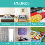 Sun and Moon Tapestry Indie Astrology Tapestry for Bedroom Hippie Aesthetic Vintage Tapestries Wall Tapestry for Teenage Girls Boys Women Men, Green Tapestry
