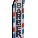 Sinonarui Pizza Advertising Custom Feather Razor Flags Blade Angled Flag for Display