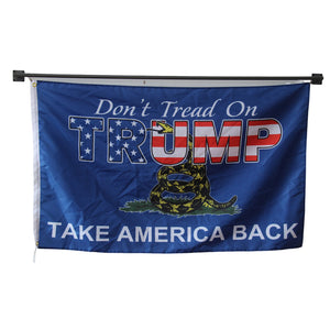 Don't Tread On Trump flag Polyester Digital Printing 3x5ft Outdoor Banner with Brass Grommets
