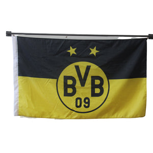 BVB 09 flag Polyester Digital Printing 3x5ft Outdoor Banner with Brass Grommets
