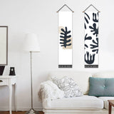 2 Pack Abstract Simplicity Modern Wall Art Tapestries Vertical,Aesthetic Tapestry Art Long Tapestries for Room (12.8 X 51.2 Inch)