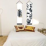 2 Pack Abstract Simplicity Modern Wall Art Tapestries Vertical,Aesthetic Tapestry Art Long Tapestries for Room (12.8 X 51.2 Inch)