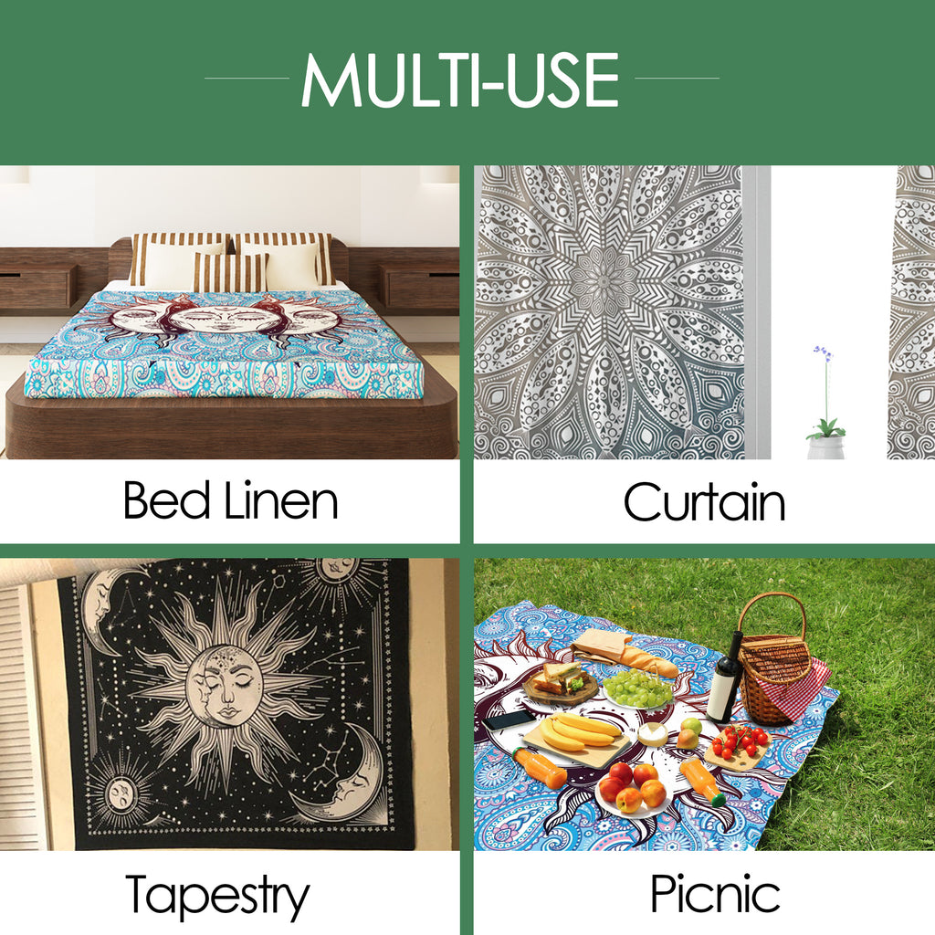 Mist Forest Tapestry for Bedroom Psychedelic Aesthetic Nature Tree Tapestry Wall Hanging Magic for Room Decor, for Women Men Teenage Girls Boys, Mist Forest Tapestry