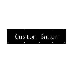 (70gsm) Banner Custom Flag Polyester Digital Printing  Outdoor Banner with Brass Grommets