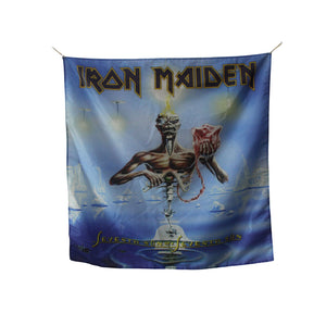 Iron Maiden Seventh Son Of A Seventh Son flag 100% Polyester Digital Printing  Outdoor Banner