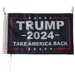 Trump 2024 flag Polyester Digital Printing 3x5ft Outdoor Banner with Brass Grommets