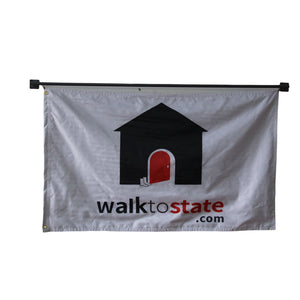 Walktostste flag Polyester Digital Printing 3x5ft Outdoor Banner with Brass Grommets