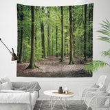 Palm Tree Tapestry for Bedroom Aesthetic Forest Tapestry Natural Coconut Palm Ethnic Nature Tapestry Wall Hanging for Room Decor, for Women Men Boys, Palm Leaves Tapestry