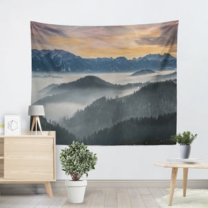 Landscape Decoration Tapestry Waves Boat Nature Landscape Tapestry Wall Hanging Dorm Decor Living Room Bedroom Decoration