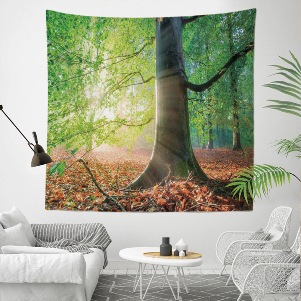 Palm Tree Tapestry for Bedroom Aesthetic Forest Tapestry Natural Coconut Palm Ethnic Nature Tapestry Wall Hanging for Room Decor, for Women Men Boys, Palm Leaves Tapestry