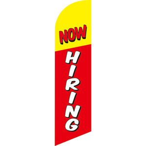 Sinonarui Hiring Advertising Custom Feather Razor Flags Blade Angled Flag for Display