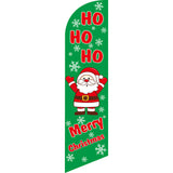 Sinonarui Christmas Advertising Custom Feather Razor Flags Blade Angled Flag for Display