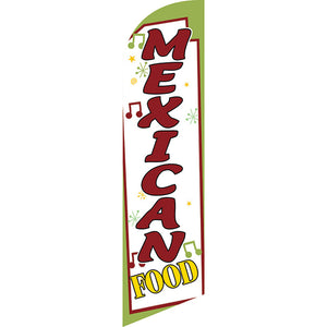 Sinonarui Mexican Raspados Advertising Custom Feather Razor Flags Blade Angled Flag for Display