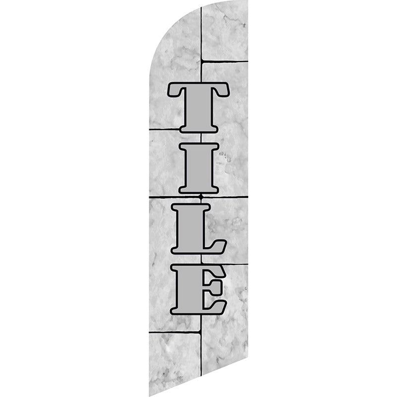 Sinonarui Tile Advertising Custom Feather Razor Flags Blade Angled Flag for Display