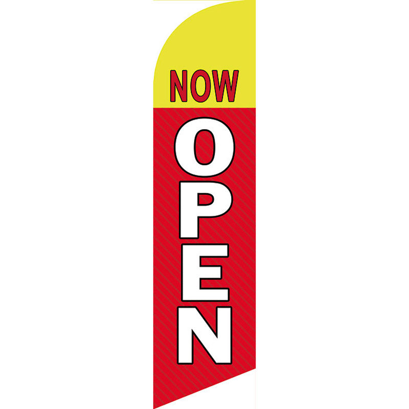Sinonarui Open Advertising Custom Feather Razor Flags Blade Angled Flag for Display