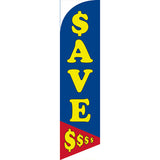 Sinonarui Save Advertising Custom Feather Razor Flags Blade Angled Flag for Display