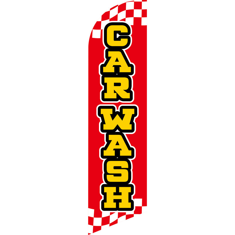 Sinonarui Carwash Advertising Custom Feather Razor Flags Blade Angled Flag for Display