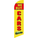 Sinonarui Used Cars Raspados Advertising Custom Feather Razor Flags Blade Angled Flag for Display