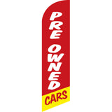 Sinonarui Used Cars Raspados Advertising Custom Feather Razor Flags Blade Angled Flag for Display