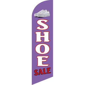 Sinonarui Shoes Advertising Custom Feather Razor Flags Blade Angled Flag for Display