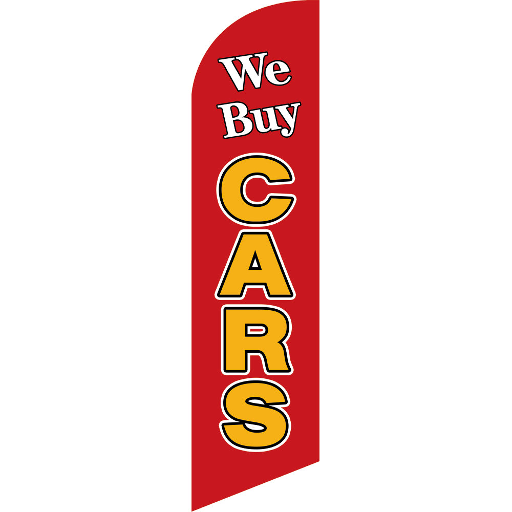 Sinonarui Used Cars Raspados Advertising Custom Feather Razor Flags Blade Angled Flag for Display