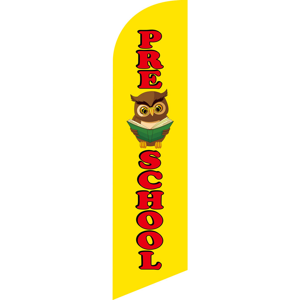 Sinonarui School Advertising Custom Feather Razor Flags Blade Angled Flag for Display