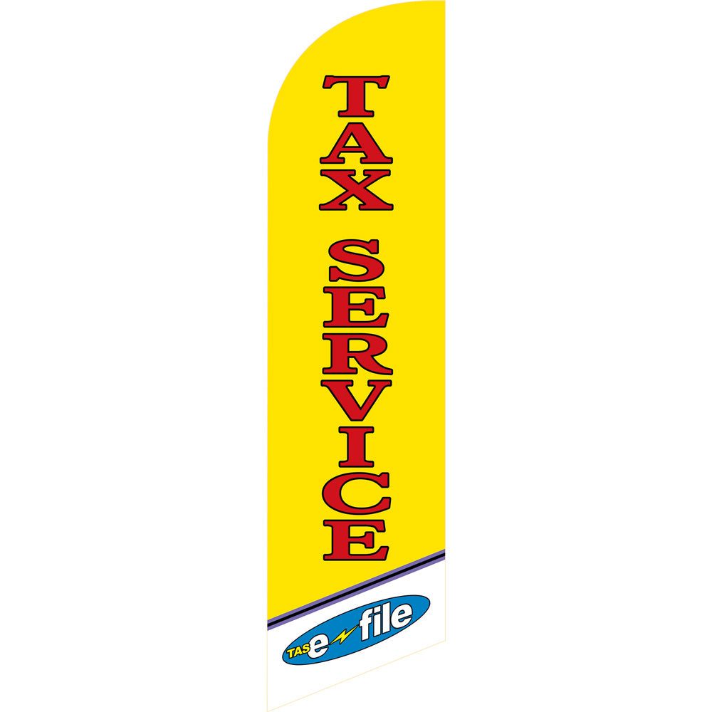 Sinonarui TAX Advertising Custom Feather Razor Flags Blade Angled Flag for Display